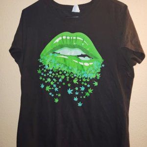 Rocky Horror Cannabis Leaves T-Shirt